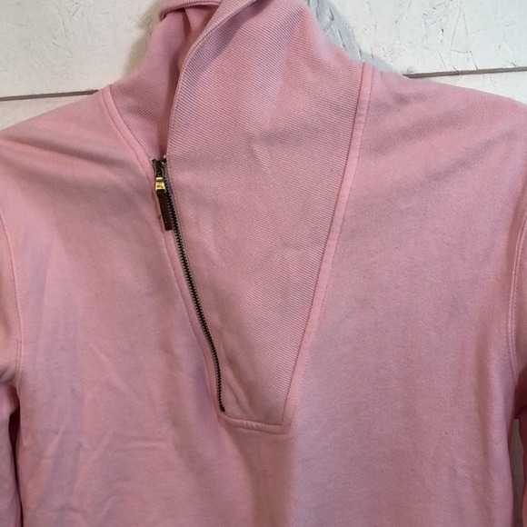 Ralph Lauren Sport Sweater Womens Small M Pink Knit V Neck Cotton - Picture 6 of 16